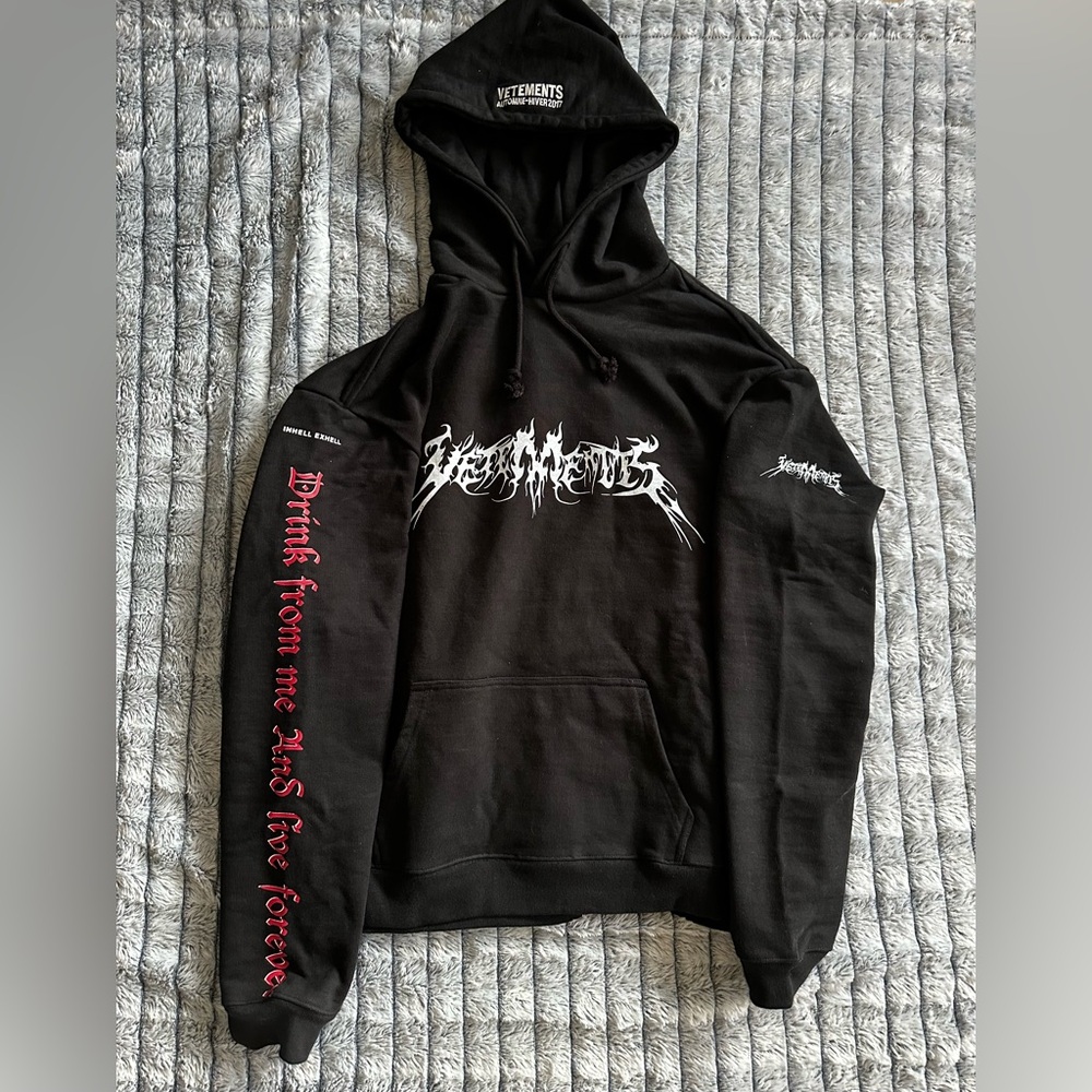 Vetements Total Fucking Darkness Hoodie
